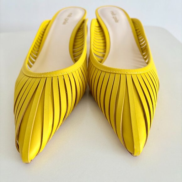 Cult Gaia Alia Orb Mule in Yellow – Size 39.5 🌞💛 - Picture 7 of 7